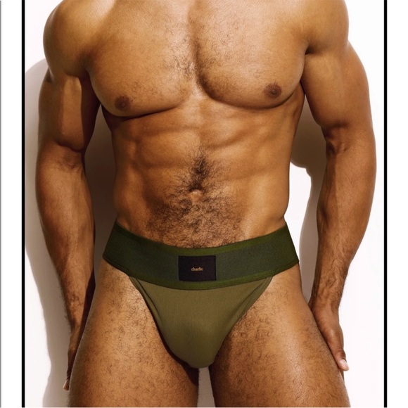 CharliebyMZ Other - Mens Medium CharliebyMZ Pro Sport Thong - Green NWOT-